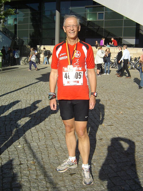 Dresden Marathon 2012: Marathonläufer und Stadtführer Lothar Hoffmann