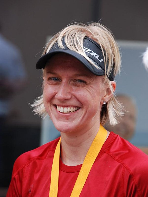 Monika Frenger beim 28. Hornbach-Citylauf in Kaiserslautern