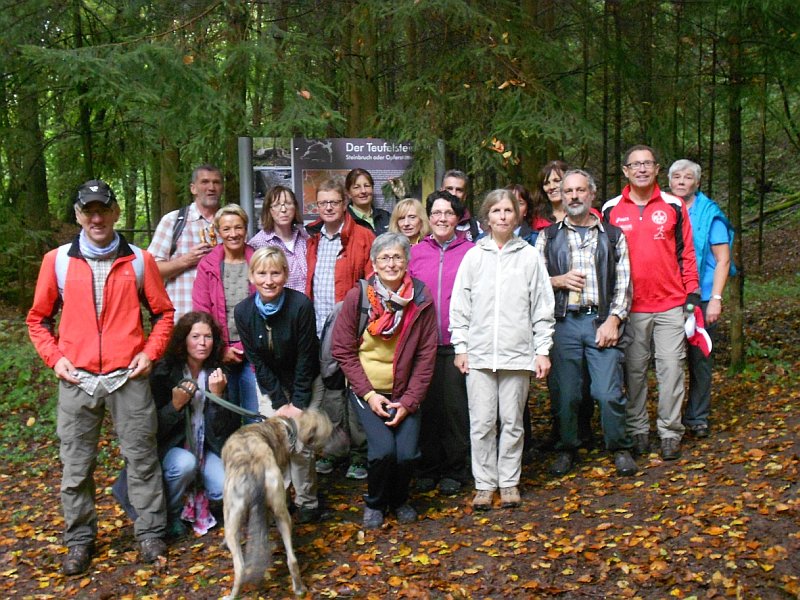 Wanderung auf der 'Teufelstour' am 04.10.2013