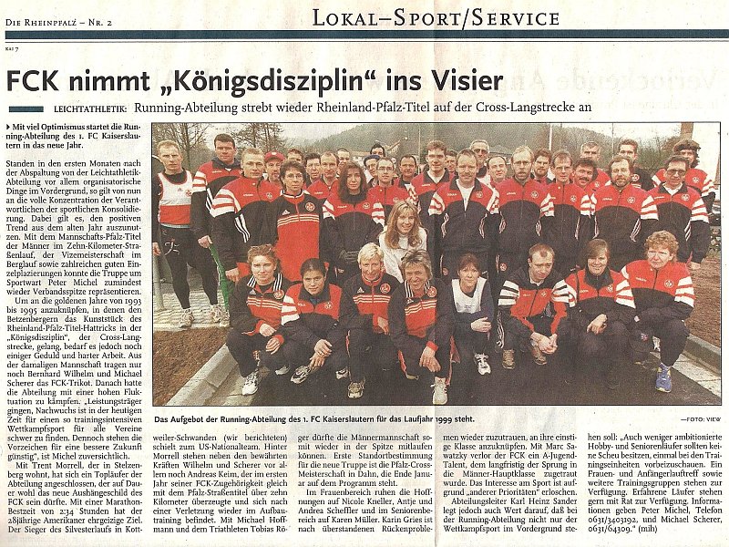 1. FCK Running Abteilung in Kottweiler 1998